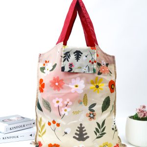 Foldable Shopping Bag Spring Garden
