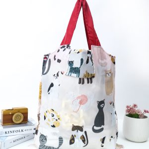 Foldable Shopping Bag Meow Mood
