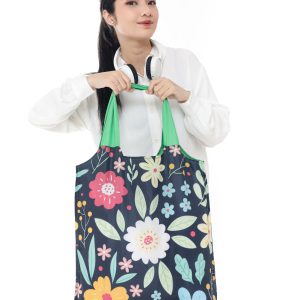 Foldable Shopping Bag Midnight Tropics