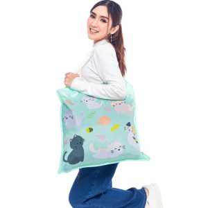 Foldable Shopping Bag Kitten Tales